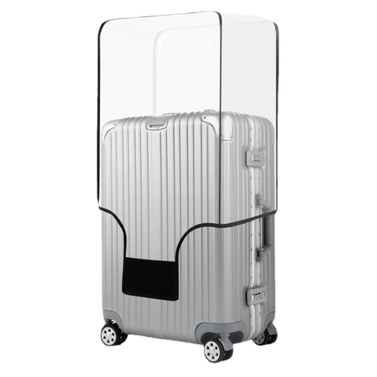 Dicker, transparenter Gepäckab – Waterproof Suitcase Cover Protector Bewertung und Preis