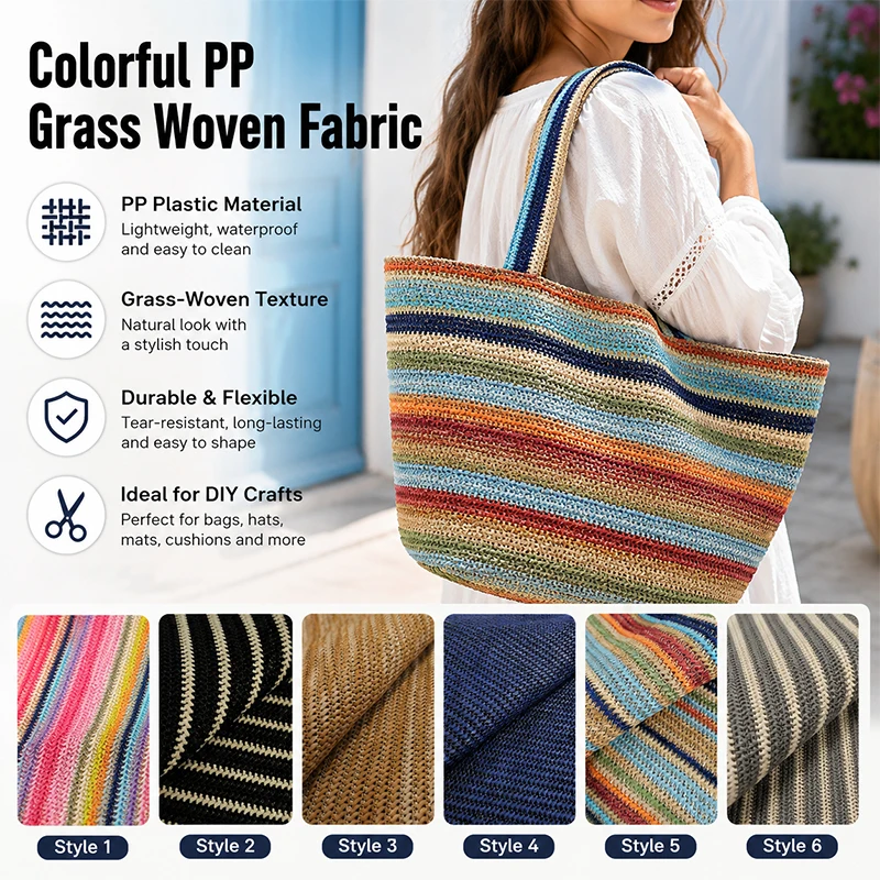 1 Yard bunter, gestreifter PP- – Handbags Bewertung und Preis