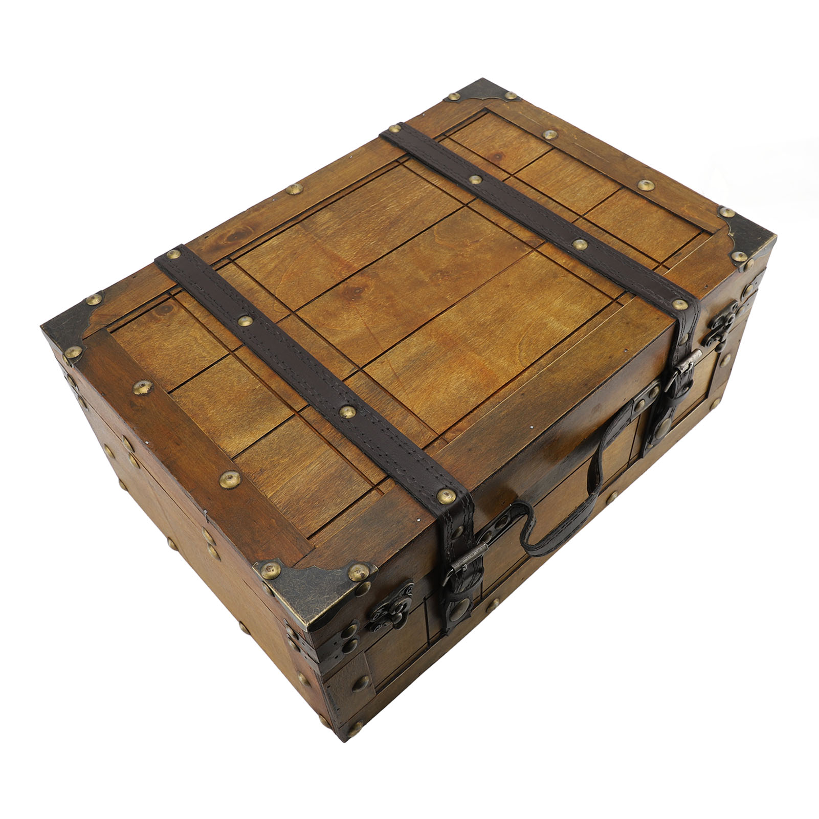 Retro-Koffer aus synthetischem – Retro Vintage Trunk Suitcase Bewertung und Preis