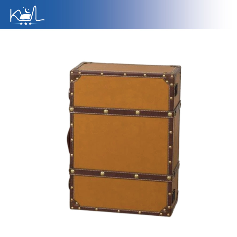 Vintage Orange Dekorativer Kof – Retro Vintage Trunk Suitcase Bewertung und Preis