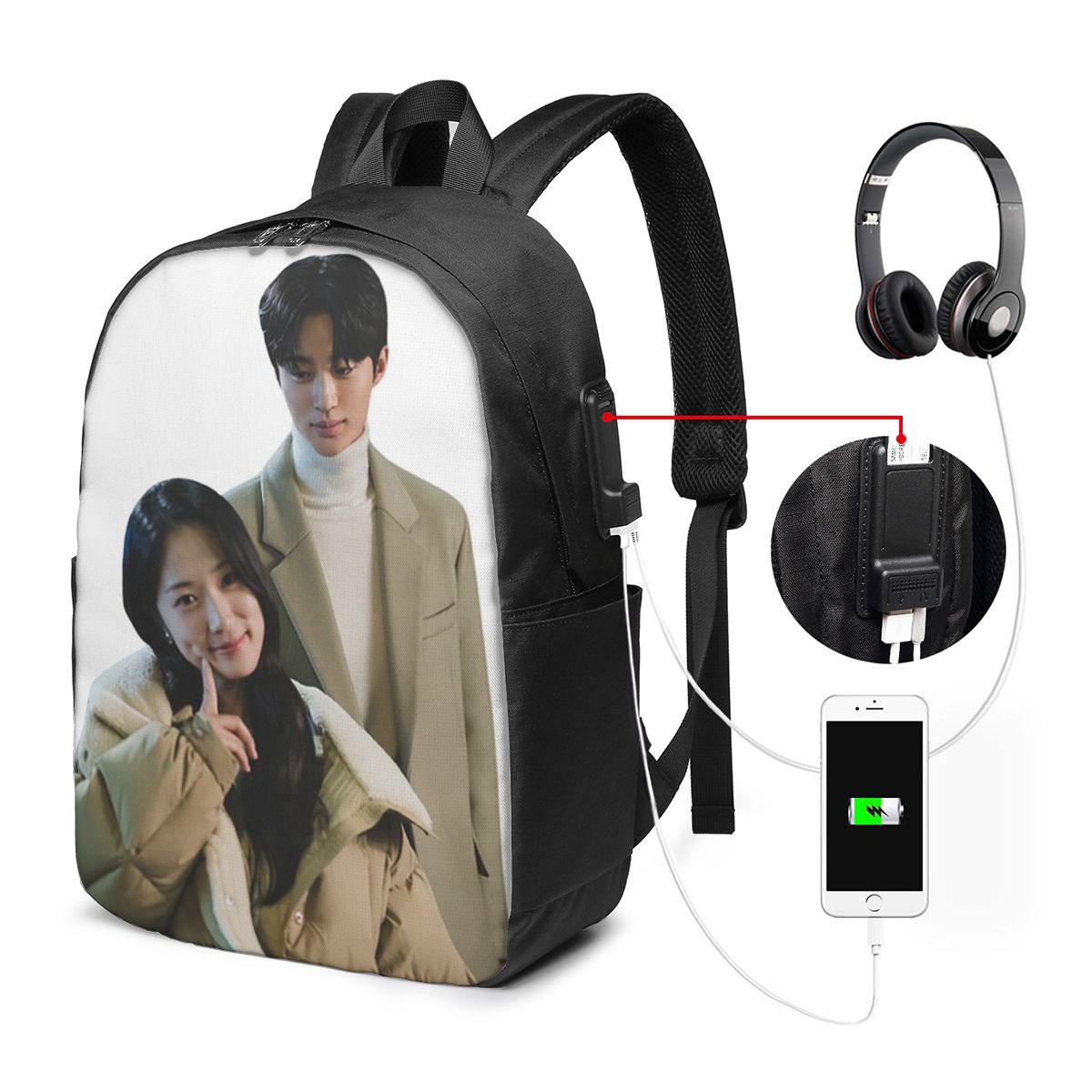 Lovely Runner Kdrama Fanart Ru – Travel Bags Bewertung und Preis
