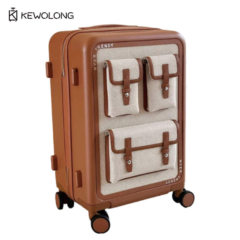 Vintage Canvas Spinner-Koffer  – Spinner Wheel Rolling Suitcase 20 Inch Bewertung und Preis