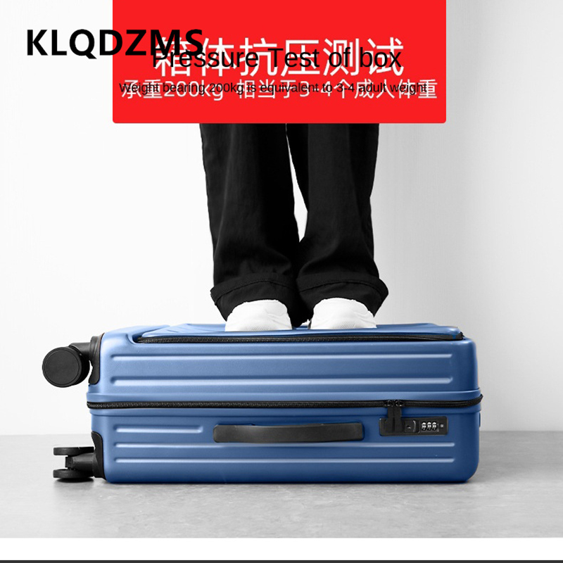 KLQDZMS 20-Zoll-Ladekoffer mit – Front Opening Laptop Luggage 24 Inch Bewertung und Preis