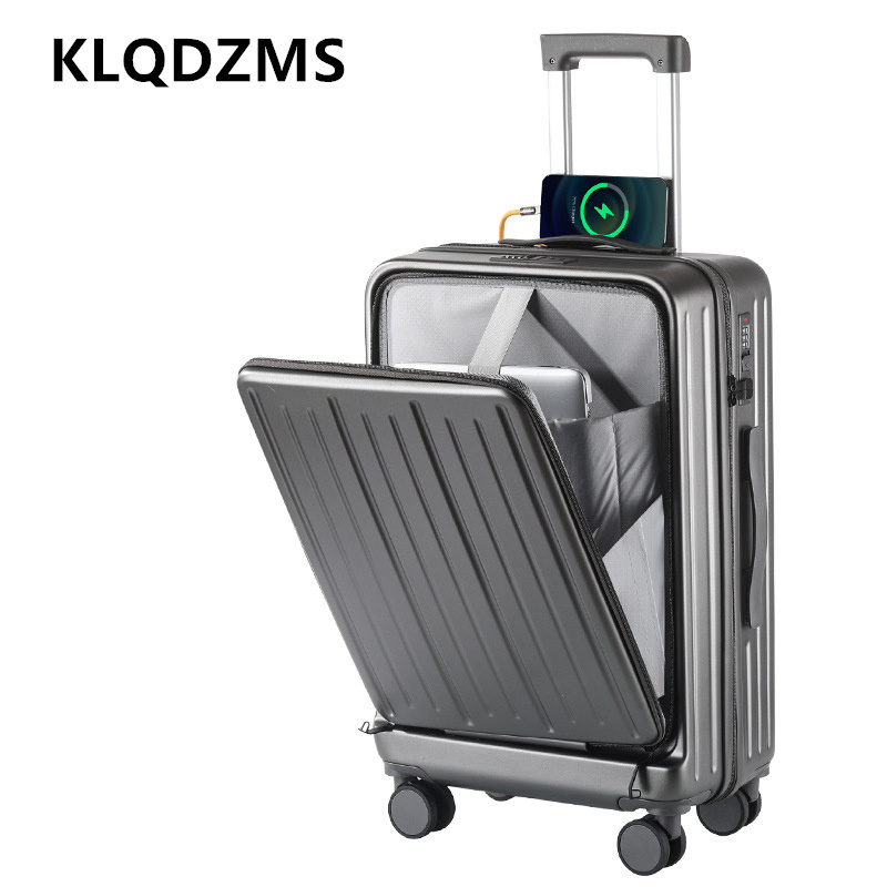 KLQDZMS 20-Zoll-Ladekoffer mit – Front Opening Laptop Luggage 24 Inch Bewertung und Preis