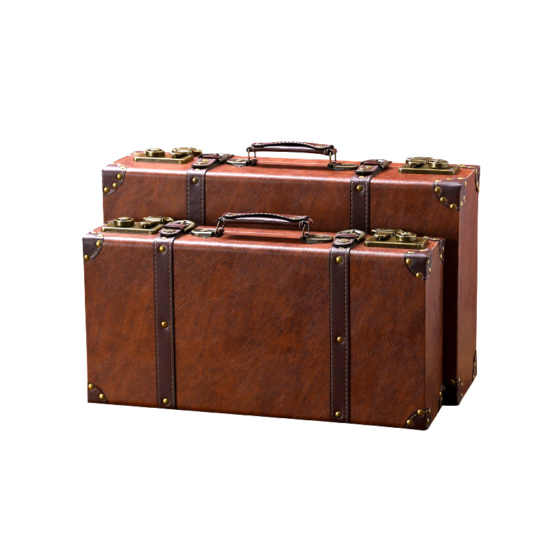Vintage-Koffer aus Holz, multi – Retro Vintage Trunk Suitcase Bewertung und Preis