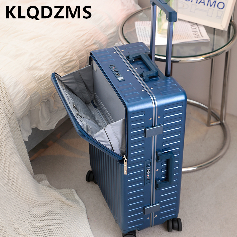 KLQDZMS Handgepäck-Reisekoffer – Front Opening Laptop Luggage 24 Inch Bewertung und Preis