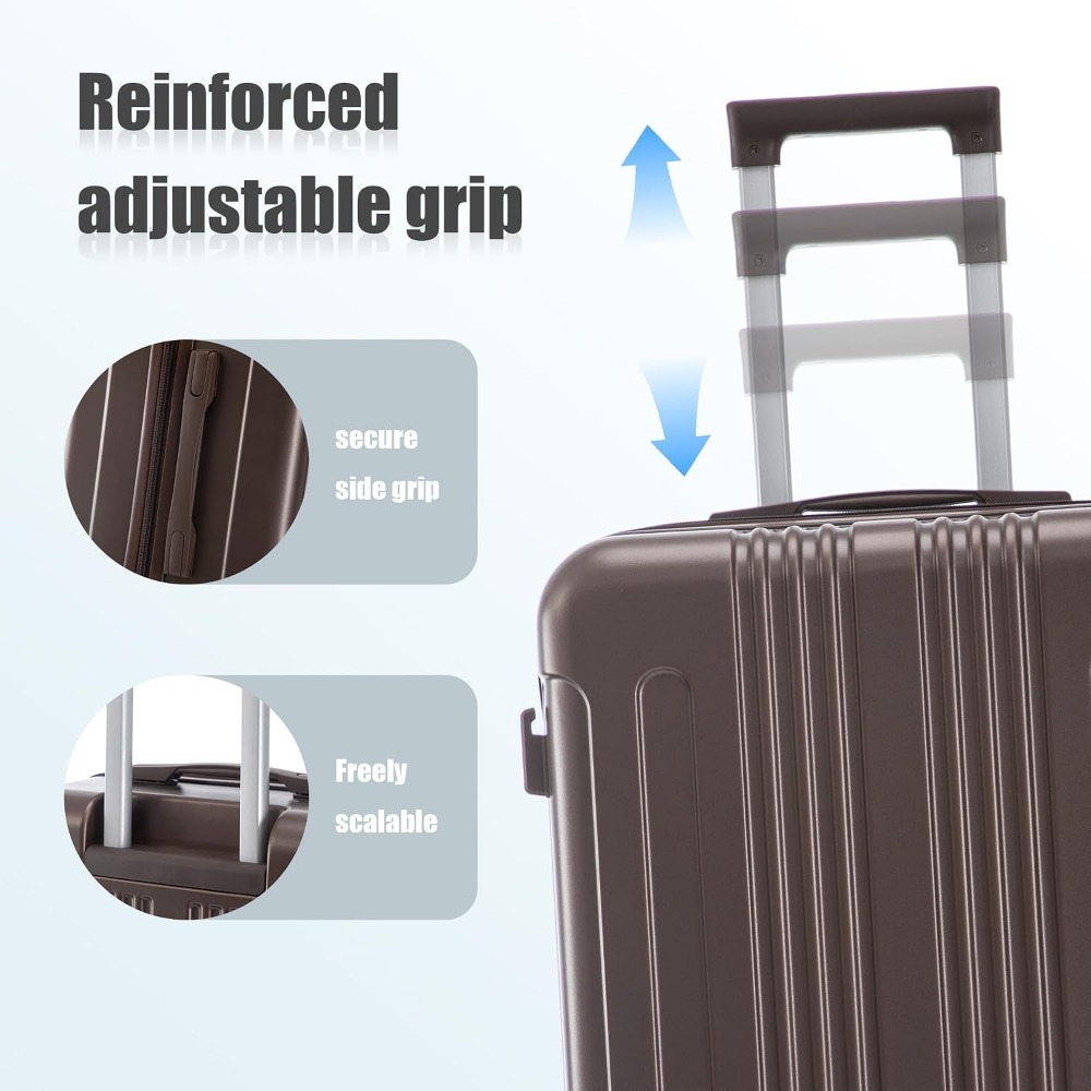 3-teiliges Kofferset Erweiterb – Expandable Hard Shell Luggage Set Bewertung und Preis