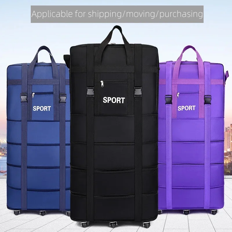 Plus Airline Checked Bag Oxfor – Foldable Rolling Luggage Bag Bewertung und Preis